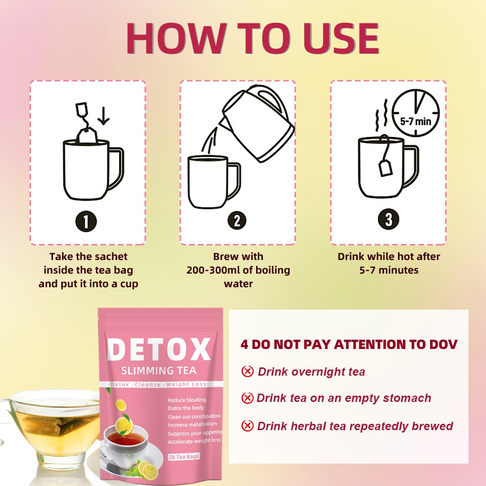 Wholesale Private Label Fast Nature Herbal Flat Tummy Tea Weight Loss Tea 14/28 Days Detox Slimming Tea