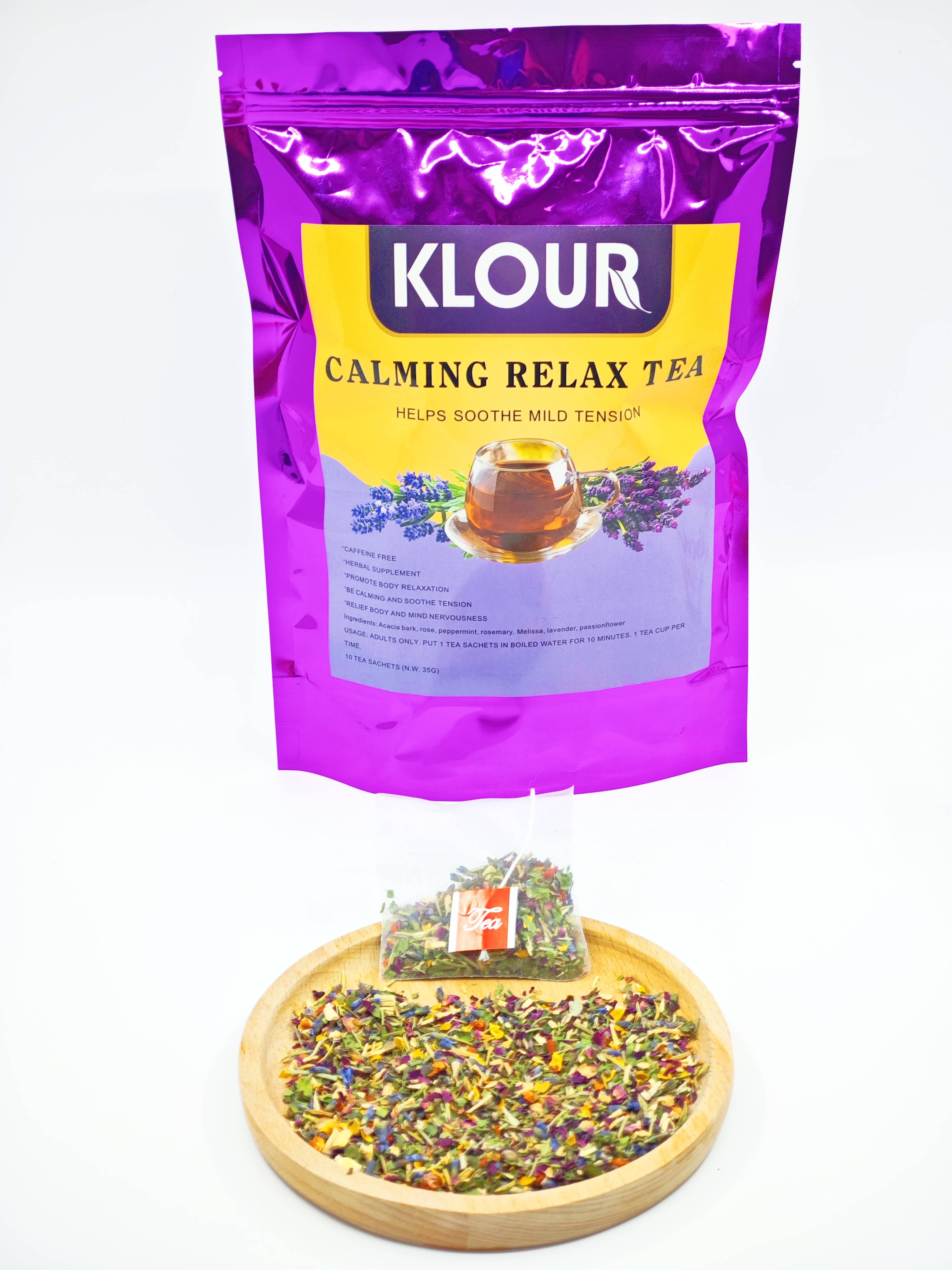 Relax Tea Keep relaxing tea for a good sleep natural herbal tea
