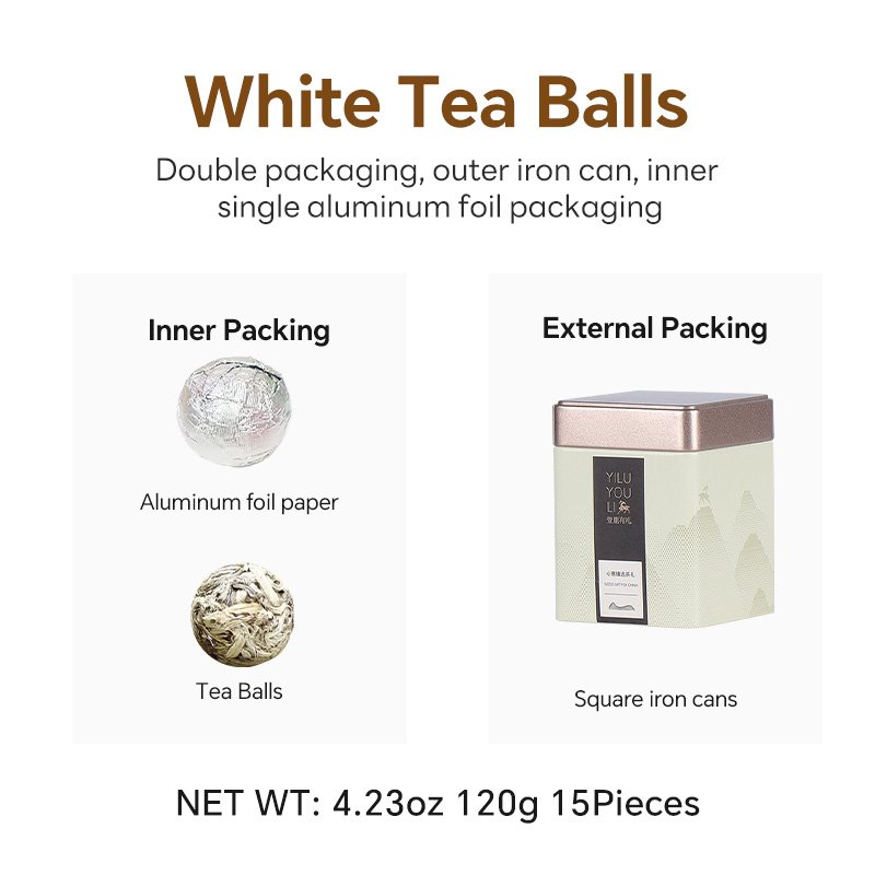 OEM Low carbohydrate Chinese loose tea removes inflammation tea packaging bag importers Seasoning mint white tea