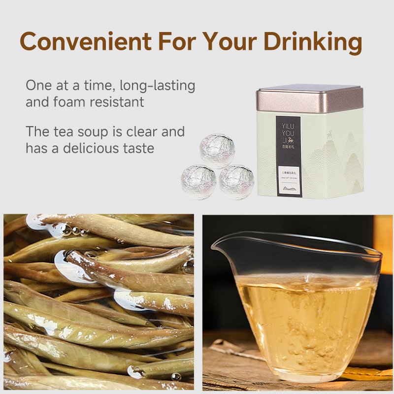 OEM Low carbohydrate Chinese loose tea removes inflammation tea packaging bag importers Seasoning mint white tea