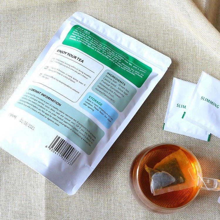 Prof.Ding Wholesale weight loss Lose Belly effective slimming healthy Detox herbal tea 28 days fit tea slimming tea