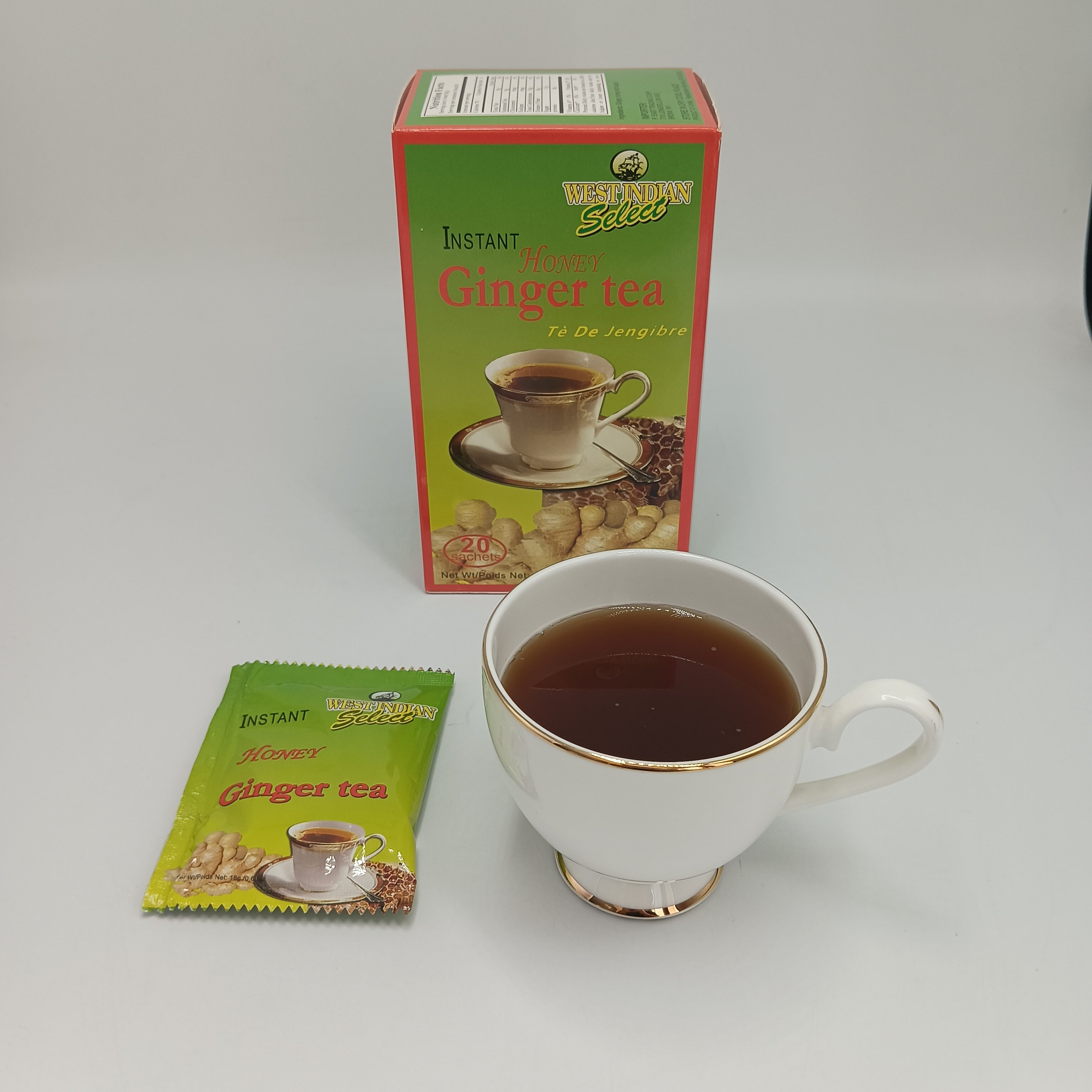 Natural instant ginger tea, honey ginger tea bag