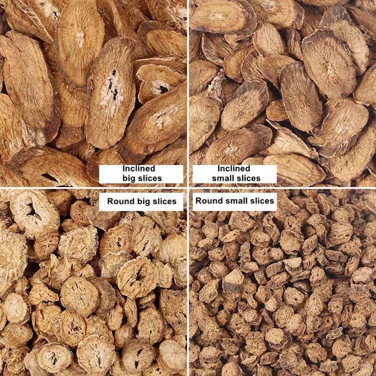 NIU BANG GEN Natural raw dried arctium lappa Chinese herbal dried burdock root slices slimming tea