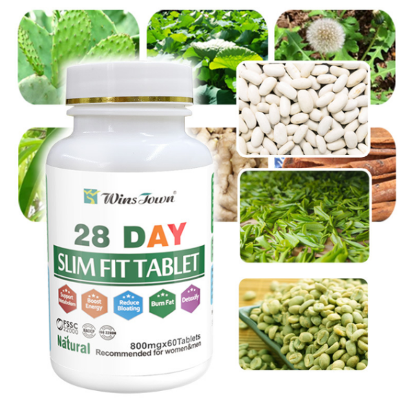 OEM High Quality Natural Herbal Green Natural 28 Days Green Herbal Plant Capsules