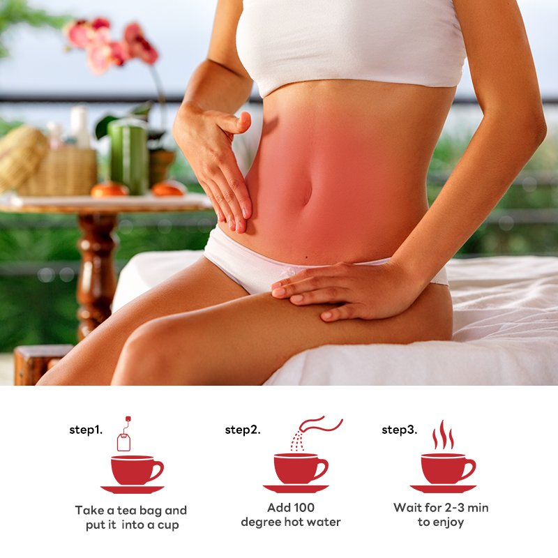Chinaherbs hot selling Warm Uterus PCOS womb tea herbal fertility tea hormone balance pcos tea natural herbal