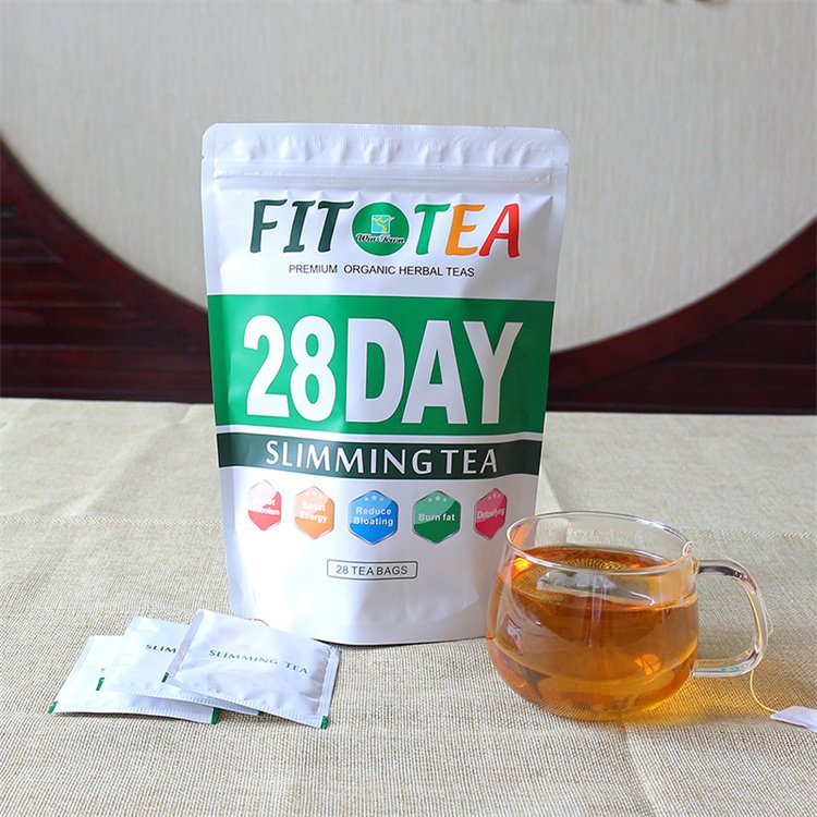 Trending Product customers rebranding private design detoxify skinny keto slims fat burning 28 day fit tea slimming tea