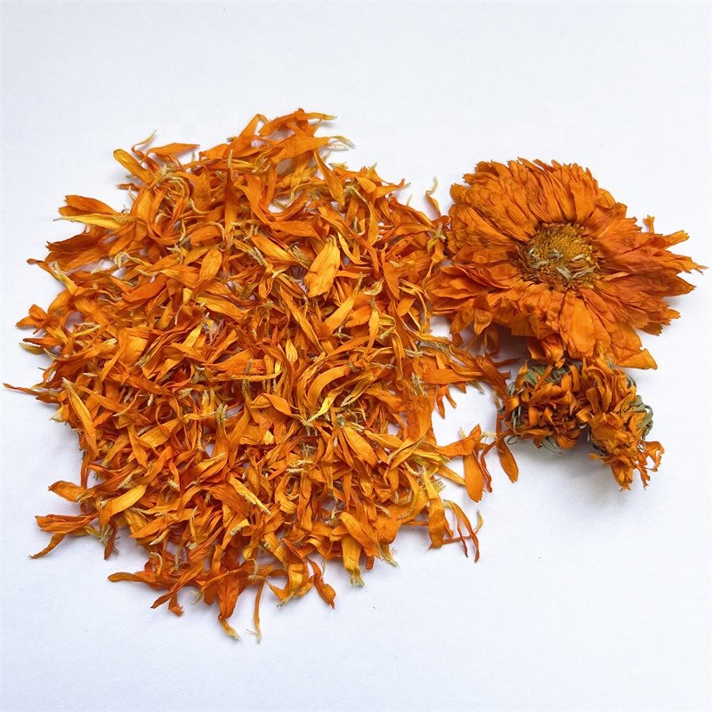 High quality Organic Chinese natural Calendula Petals Officinalis Dried Marigold Flower Petals Tea Herbal Tea