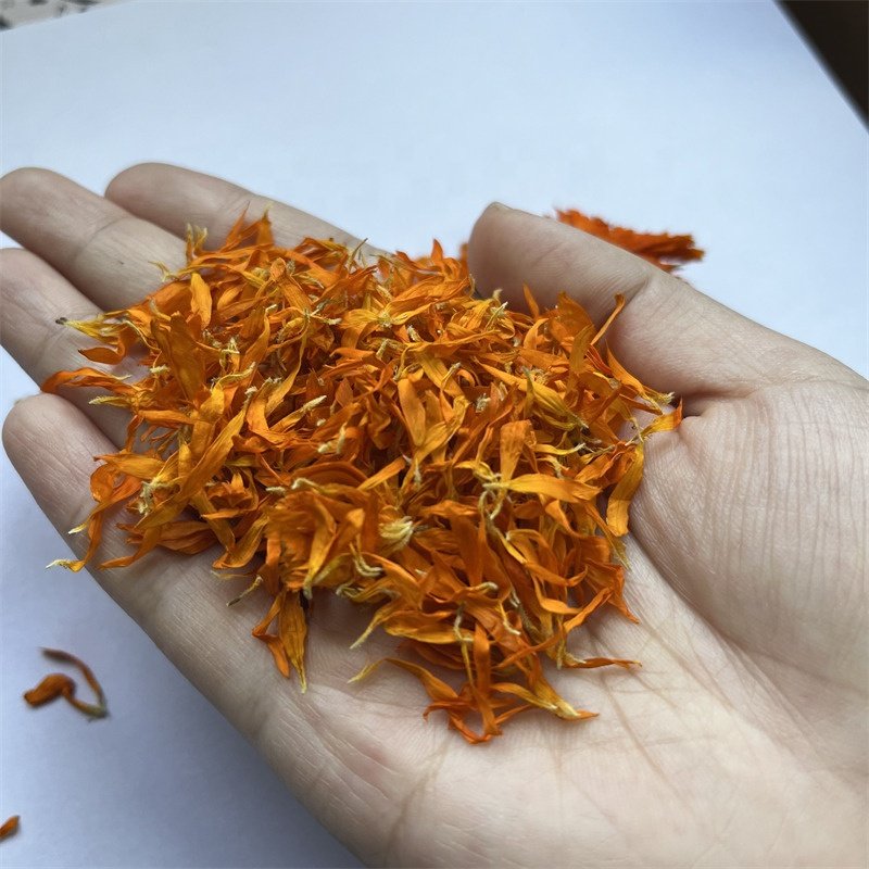 High quality Organic Chinese natural Calendula Petals Officinalis Dried Marigold Flower Petals Tea Herbal Tea