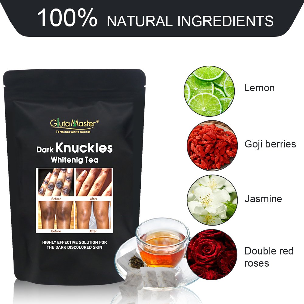 Private Label Remove Dark Knuckles Whitening Tea Strong Effective Whitening Green Tea Natural Herbal Chinese Tea for Skin Beauty