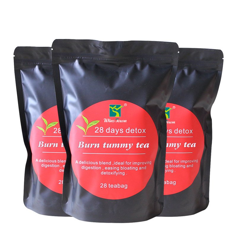 Organic 28-Day Burn Tummy Detox Tea Suppress Appetite and Weight Loss Herbal Tea in Dried Bag Style