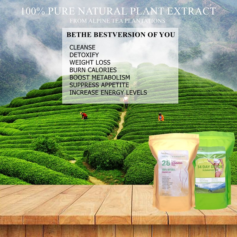 14 days /28 days Detox Slimming Tea burn fat Loss Weight Boost metabolism Cleanse Detoxify abdomen slim tea