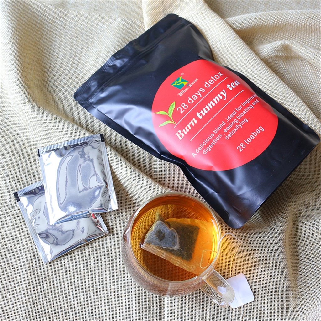 Private Label Traditional Diet Weight Loss Tea Detox body cleansing with GREEN TEA made in GMP factory Herbal flat stomach Tea