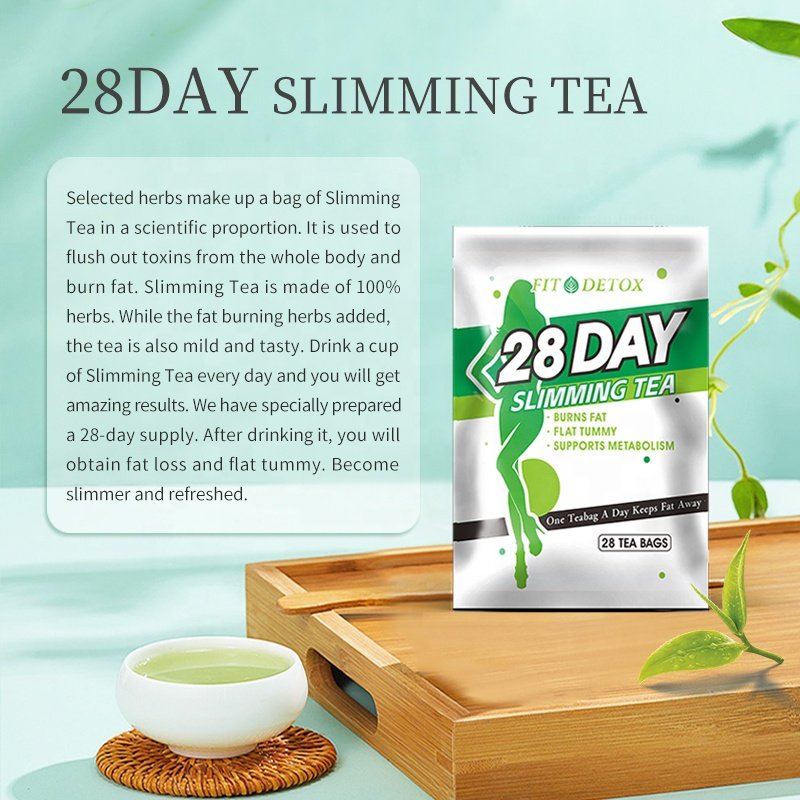 Wholesale Lose Weight 100% Natural Lose Belly Detox Tea 28 day slimming tea weight loss