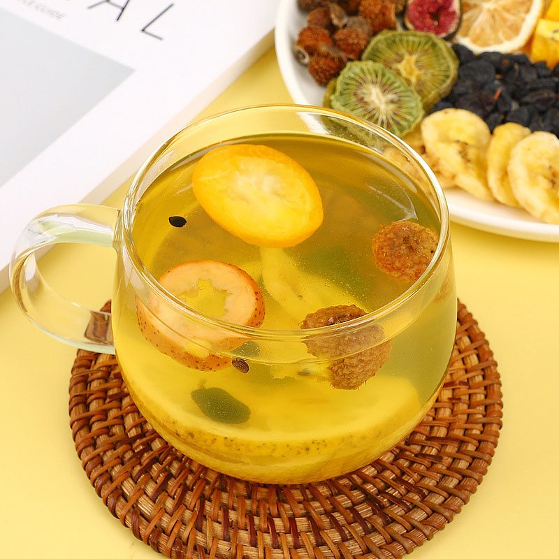 Hot Sale Fresh Fruit Passion Fruit Flavor Kumquat Lemon Effective Flat Tummy Passion Fruit Tea
