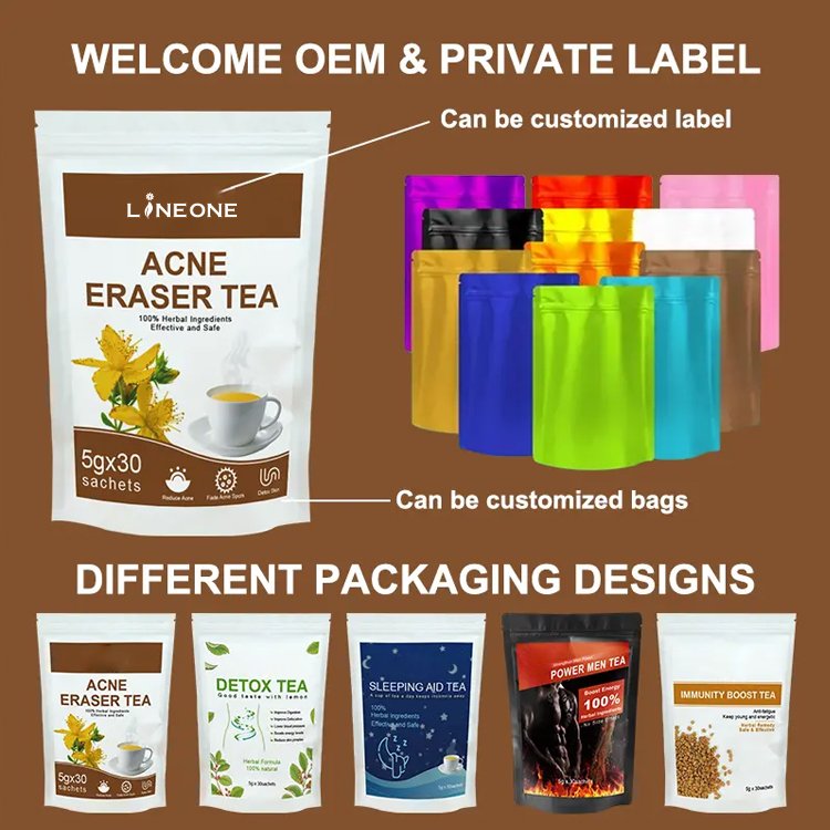 Best Acne Removal Tea Endocrine Conditioning Acne Detoxification Decrease Internal Heat Tea For Women And Men
