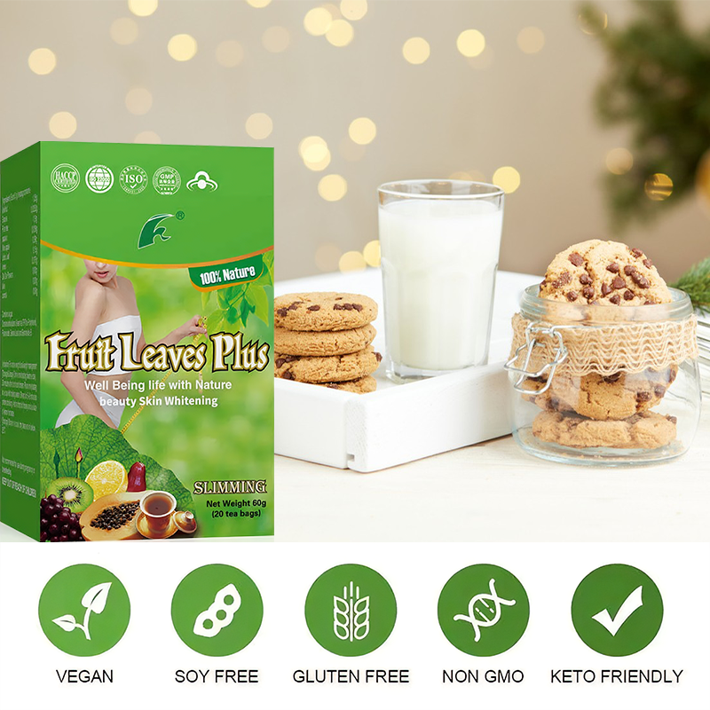 Private Label Slim Tea with Fruit Leaves and Chinese Herbs Fast Detox Diet Tea for Adults Tummy Tea Plus Fit