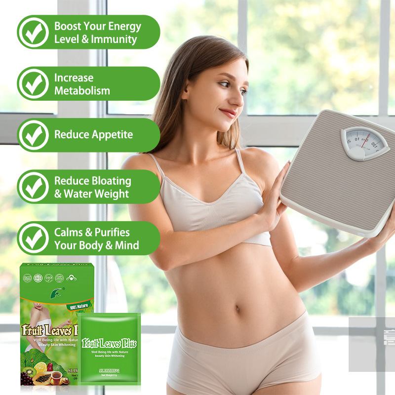 Private Label Slim Tea with Fruit Leaves and Chinese Herbs Fast Detox Diet Tea for Adults Tummy Tea Plus Fit