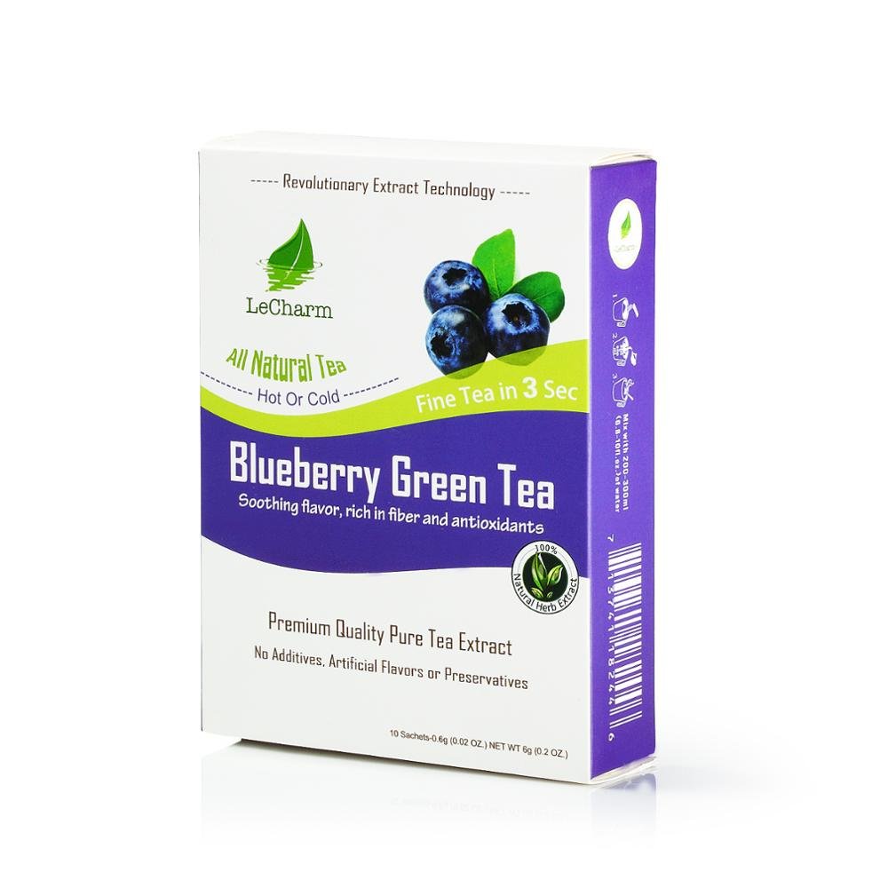 Natural Fruit Tea Blueberry Green Tea for Improve Eyesight