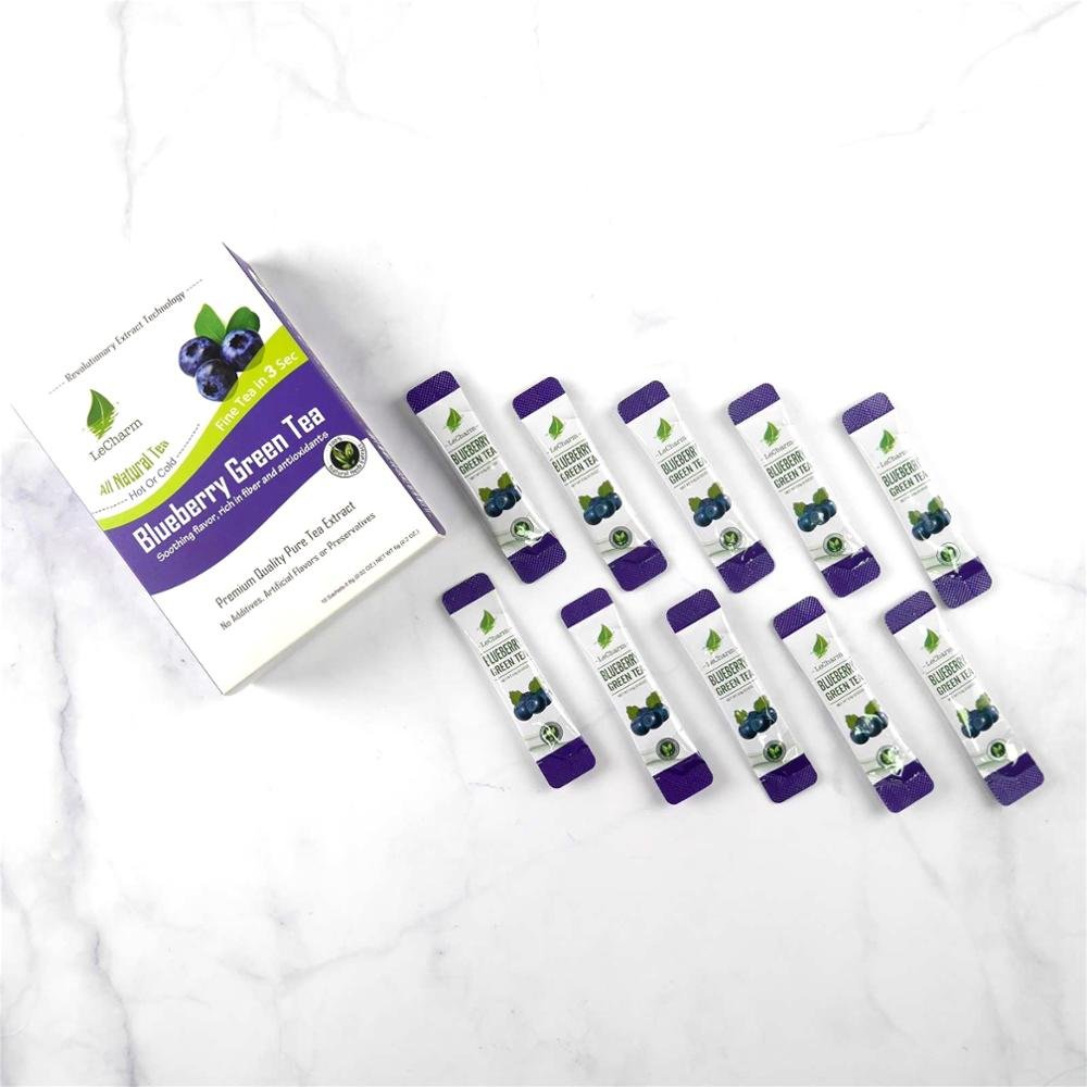 Natural Fruit Tea Blueberry Green Tea for Improve Eyesight