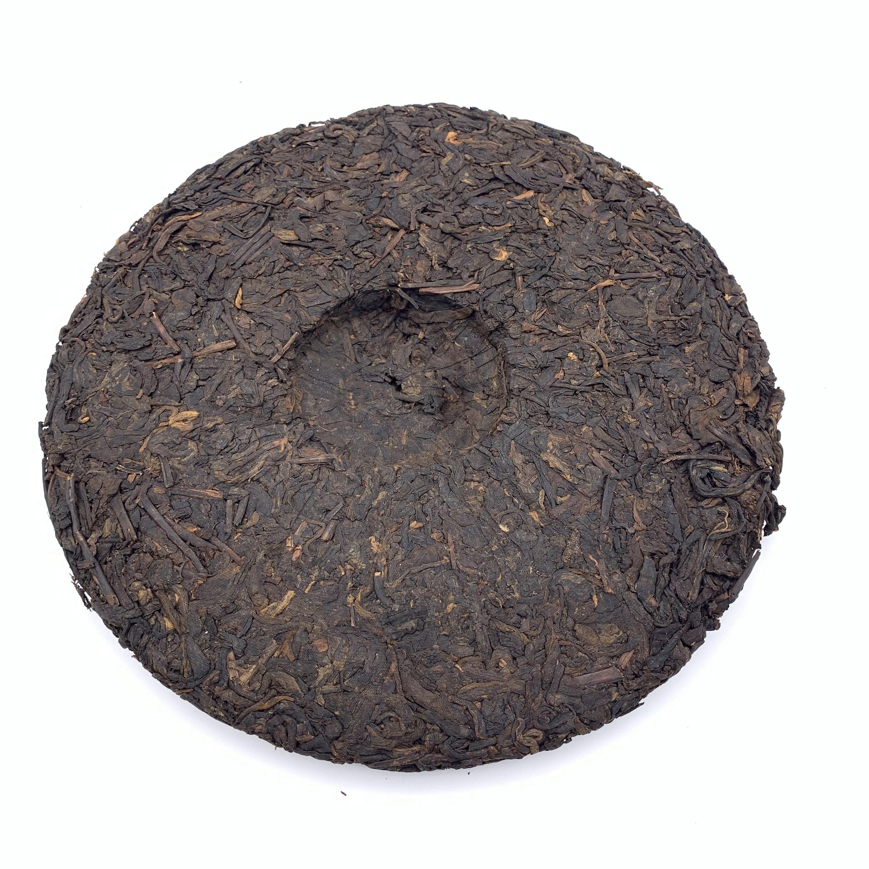 Germany Factor Organic Dayi Chinese Yunnan Big Leaf Puer Raw Tea Cake Brick Fermented Dark Tea Shu Lin Cang Bio