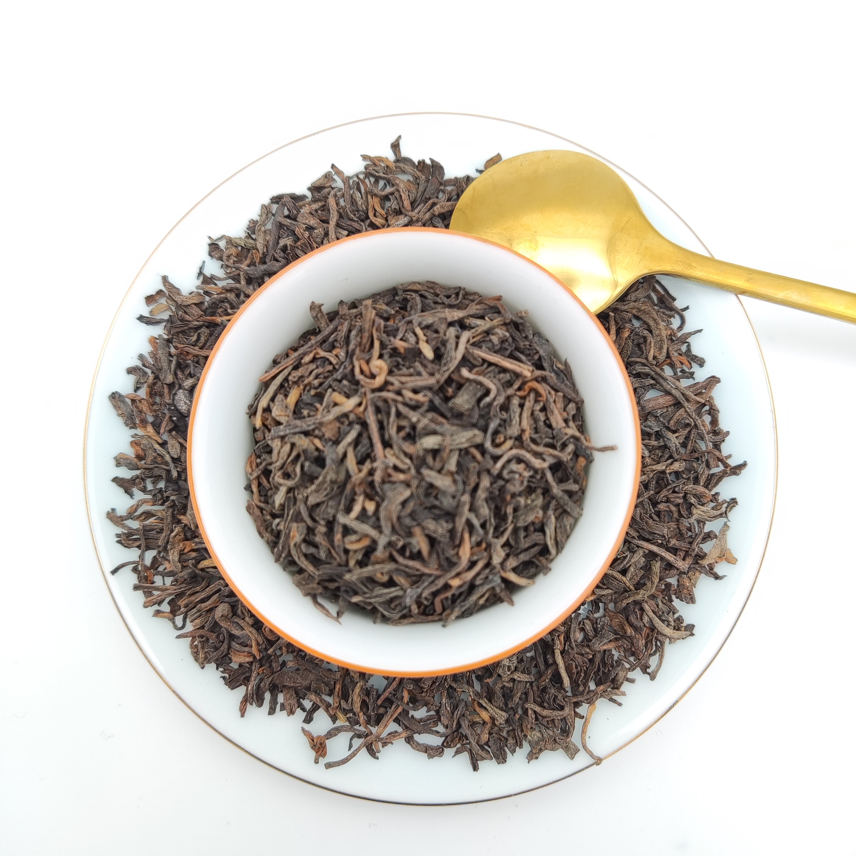 Germany Factor Organic Dayi Chinese Yunnan Big Leaf Puer Raw Tea Cake Brick Fermented Dark Tea Shu Lin Cang Bio