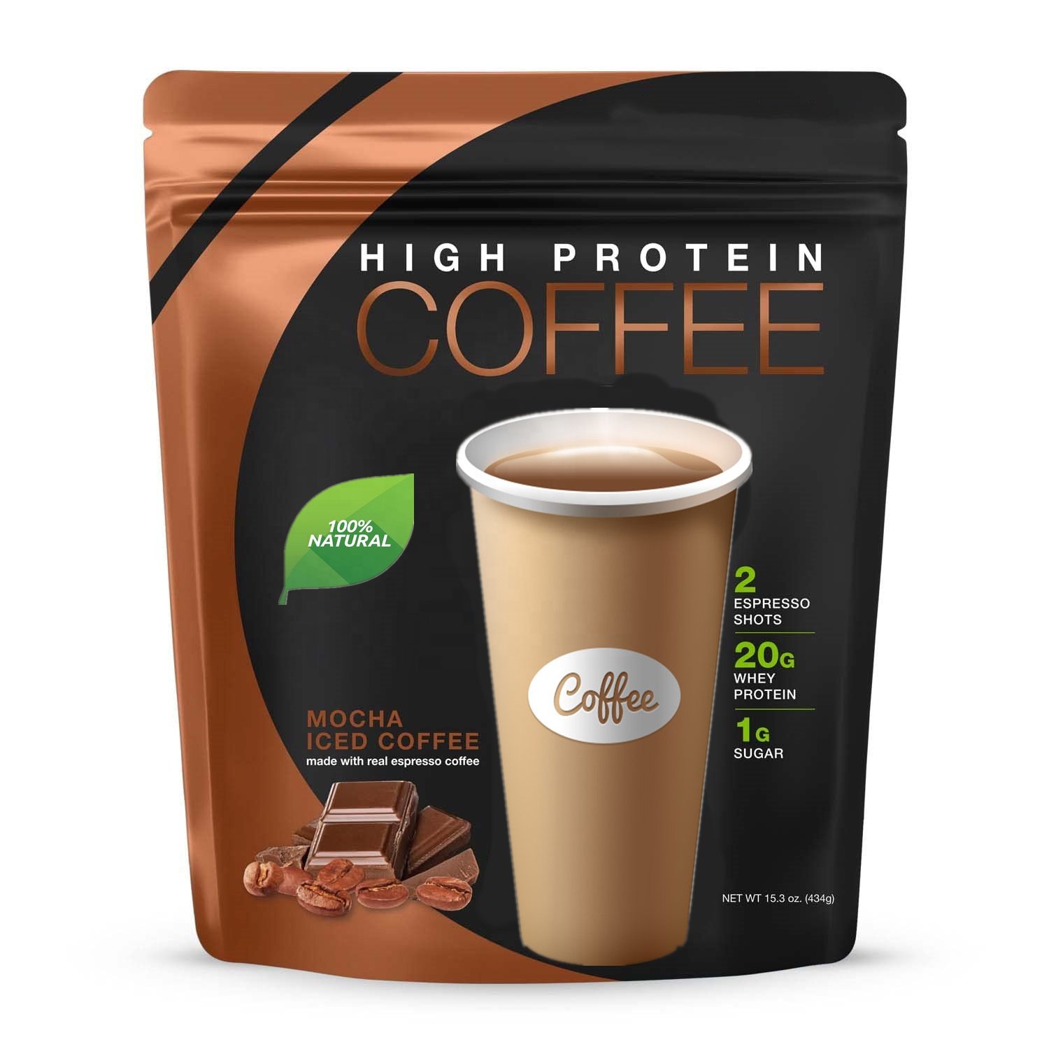 Chai Cinnamon Protein Coffee 20g protein per serving no added sugar