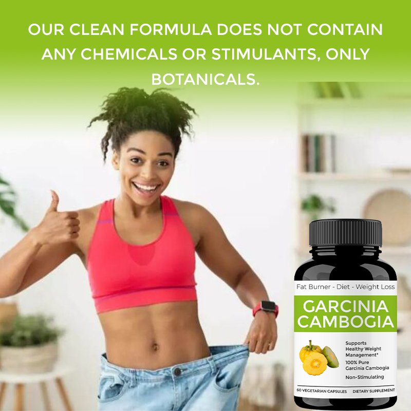 Private label Natural Support Weight loose flat belly Energy Pure Garcinia Cambogia Capsules pill