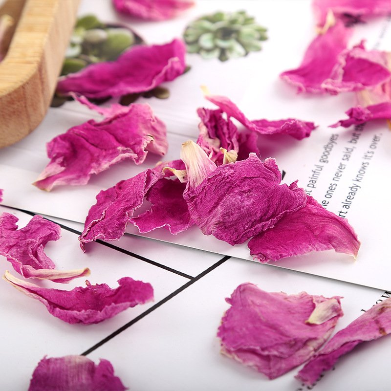 Natural dried flower tea pink peony petal wholesales beautiful flower tea mudan hua
