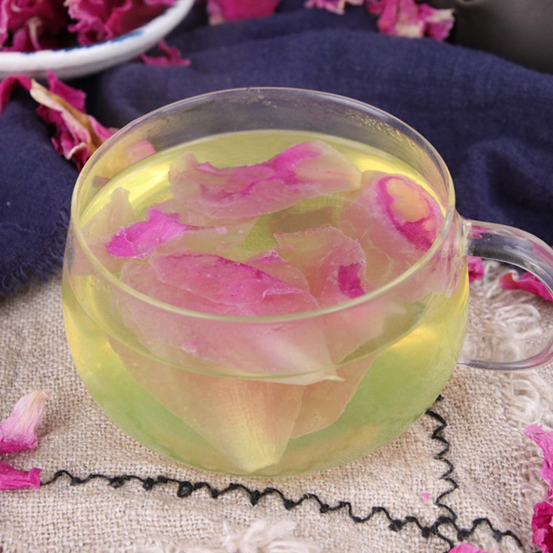 Natural dried flower tea pink peony petal wholesales beautiful flower tea mudan hua
