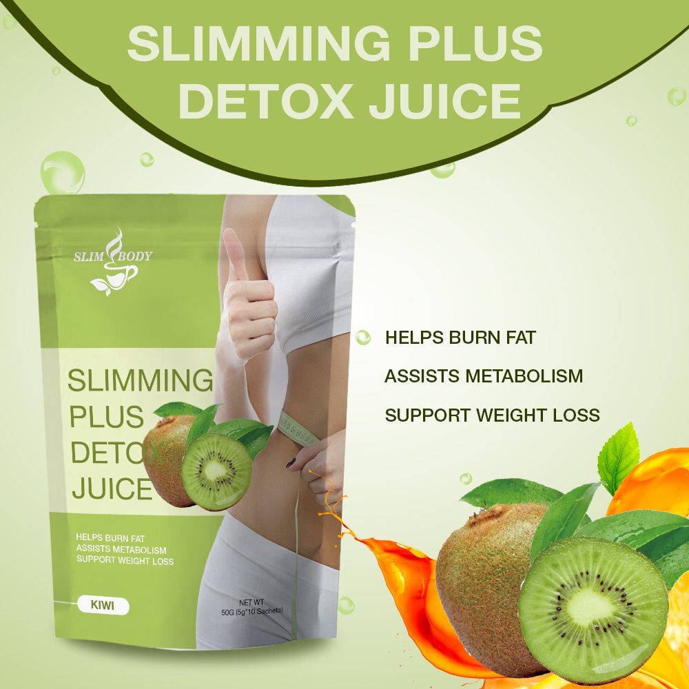 Customized Packing Slim Fit Juice with Kiwi Flavor Natural Juice for Detoxification and Appetite Control
