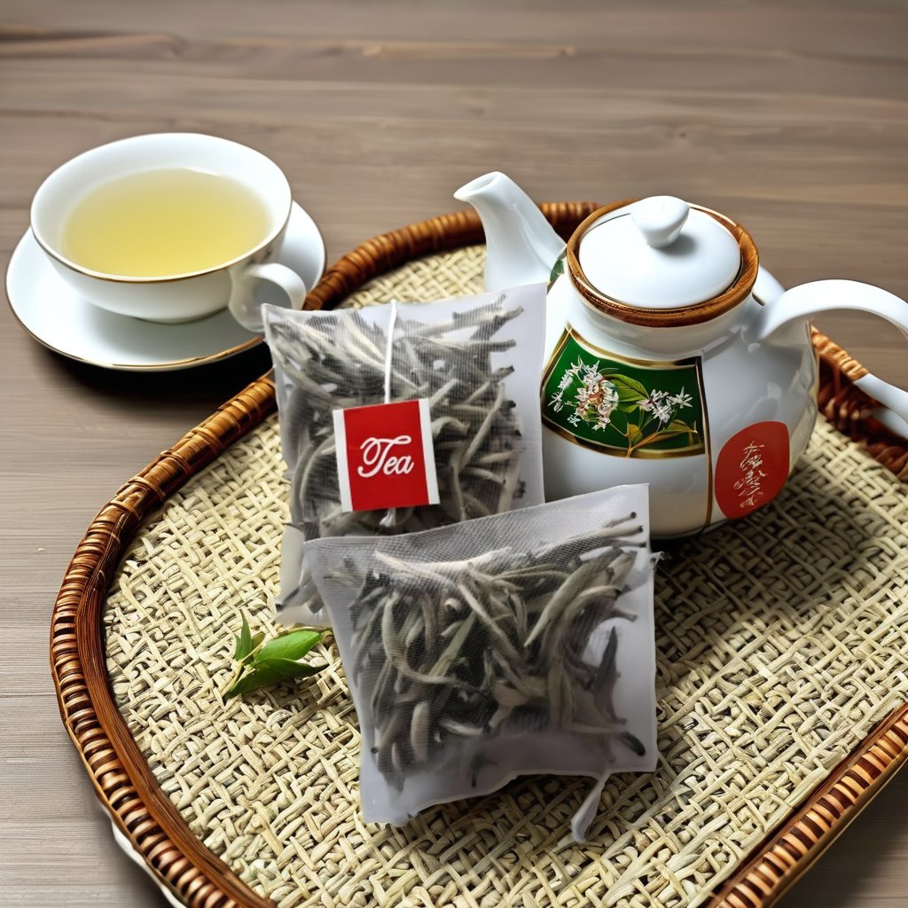 High Quality Organic beautify and slimming Silver Needles Tea Small Bag Manufacturer Supply Health Tea at Wholesale Price