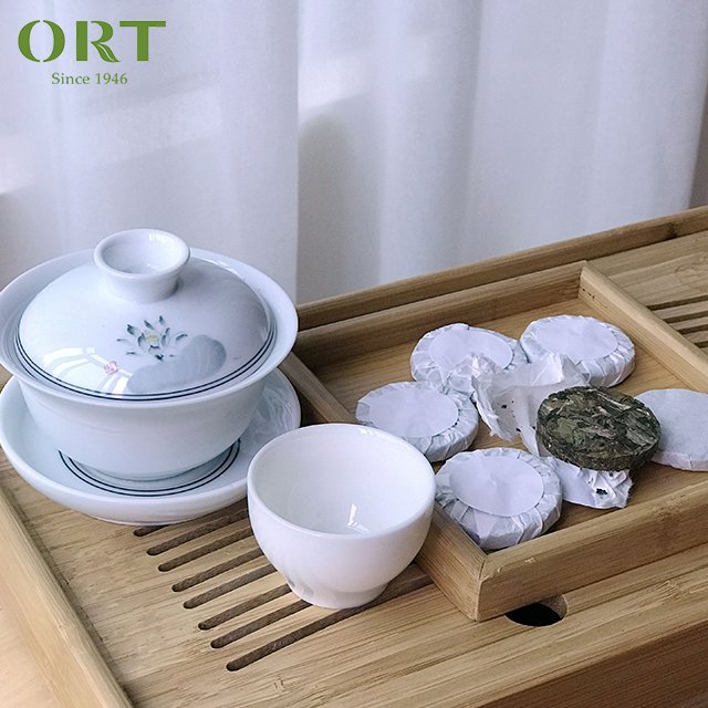 Organic White Peony Fragrant White Tea Cake 5G