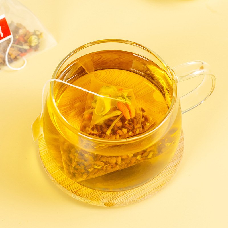 OEM Factory Best Selling Organic Cassia Hemp Seed Tea Box Packaged Natural Detox Flat Tummy Slimming Tea for Weight Loss