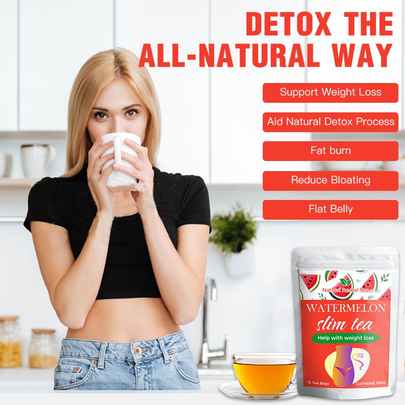 private label wholesale detox cleanse herbal tea flat belly fruit flavor diet tea