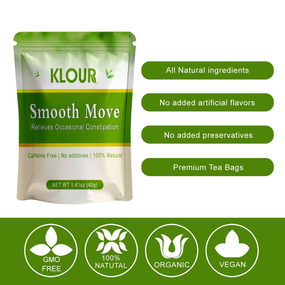 OEM Organic Tea Smooth Move Tea Senna Leaf Peppermint Gut Cleansing Herbal Tea