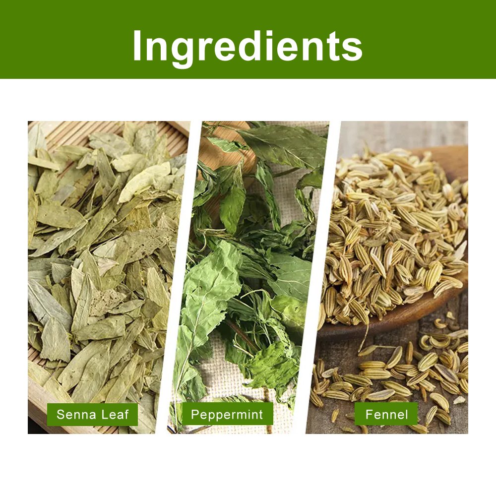 OEM Organic Tea Smooth Move Tea Senna Leaf Peppermint Gut Cleansing Herbal Tea