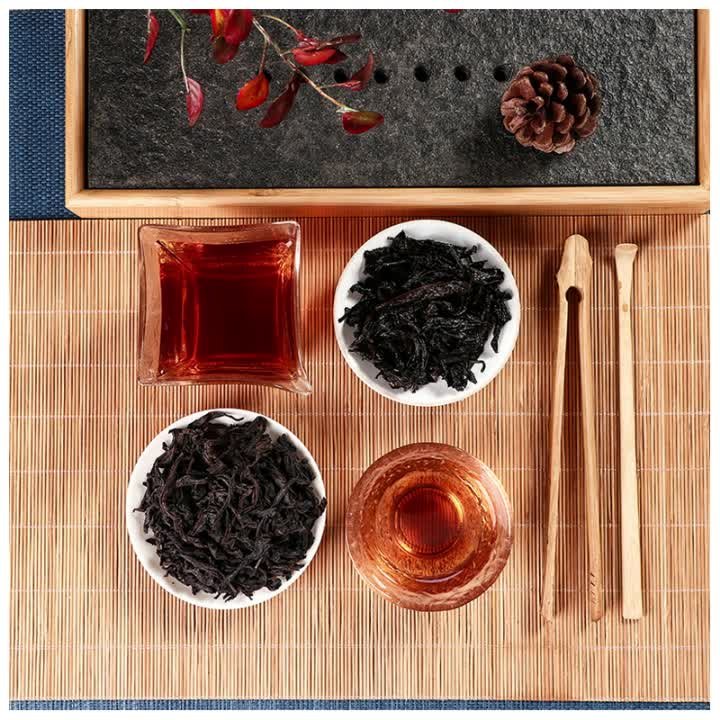 Wholesale Wuyishan Organic Oolong Tea Dahongpao Rock Tea Freshly Processed Bulk Box Bag Packaging Customizable for Slimming
