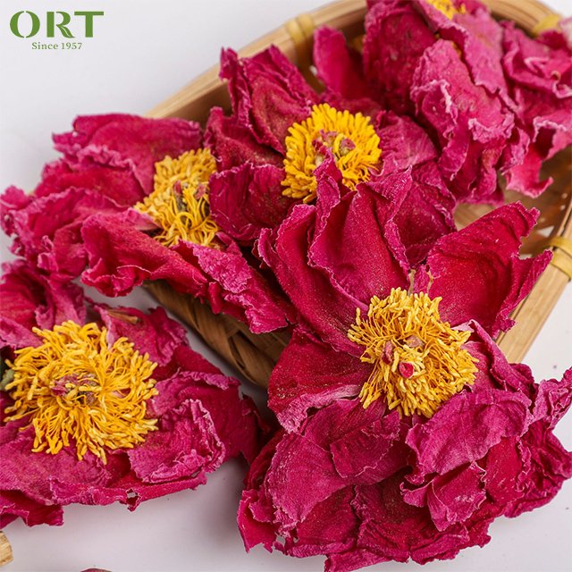 wholesale Dried Fruit Freeze Dry Peony petal Customized Packaging Substitute Tea Drink