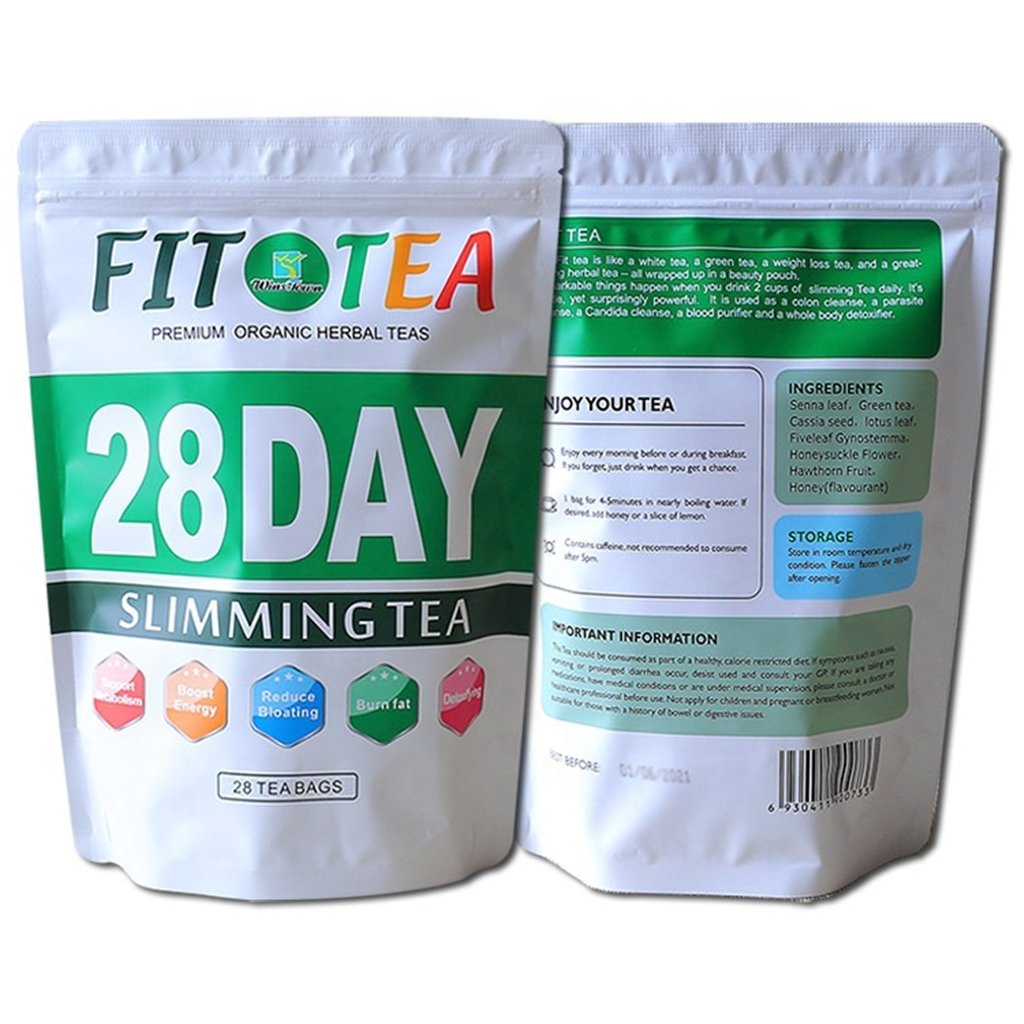 Private label 28 Days Fit tea Weight Loss Slimming Detox Herbal Tea Supplement Flat Tummy Tea Cleanse and Detox