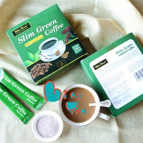 Slim Green Coffee Wholesale WinsTown natural herbs diet private label weight loss instant Ganoderma coffee