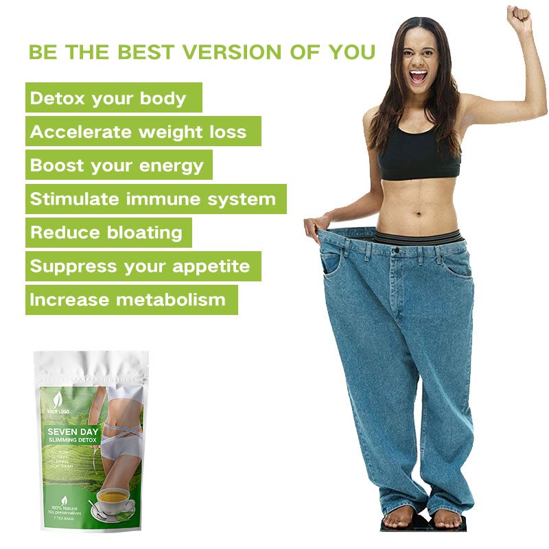 Most popular slim detox tea organic 7 day Fit Tea Private Label Organic Herbal Natural Weight loss flat tummy Slim Detox Tea