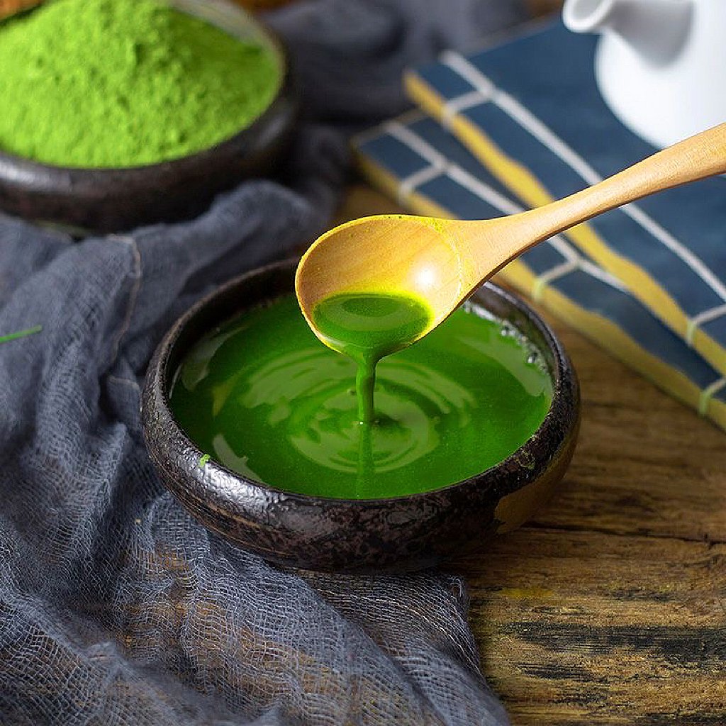 100% Pure Japanese Ceremonial Grade Matcha Powder Smooth Taste Matcha Tea Bulk Bag Box Cup Bottle Age New Specialty Slimming Tea
