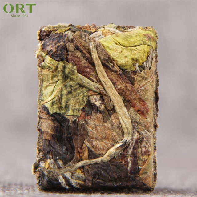 Organic Yunnan White Peony Compressed Tea Mini Soil Tea Brick 5G