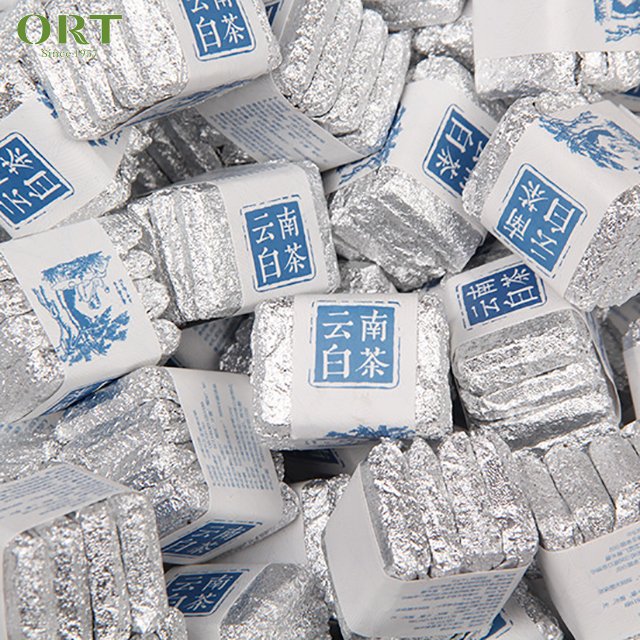 Organic Yunnan White Peony Compressed Tea Mini Soil Tea Brick 5G