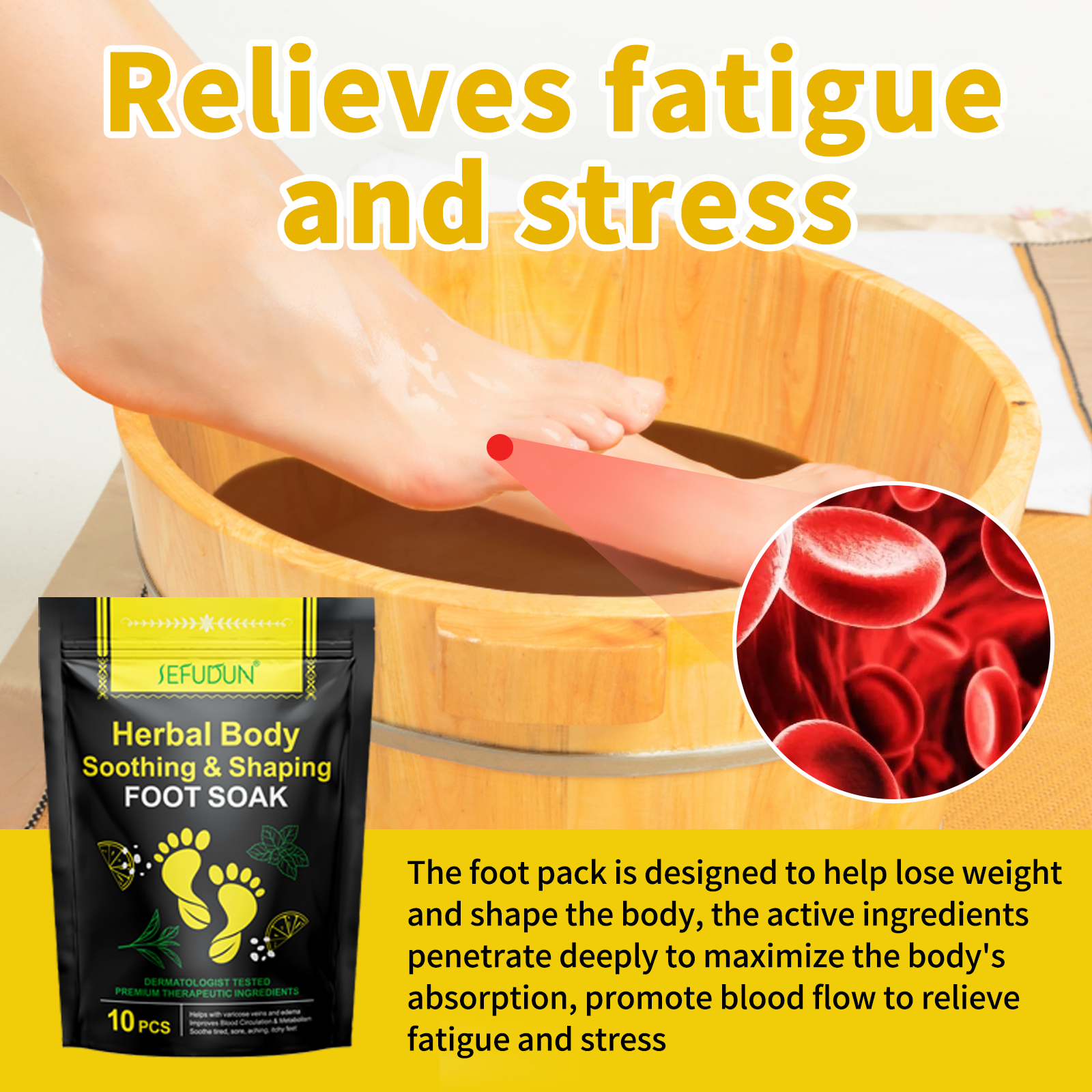 Wholesale Pedicure Detox Foot Soak Beads Pack Soothing Shaping Slimming Softhening Herbal Spa Bath Foot Soak
