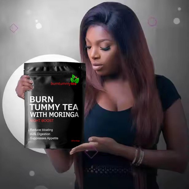 Custom Fast Loss Belly Burning Fat Tetox Diet Burn Tummy herbal Wholesale Flat Tummy Detox Slim Tea with moringa
