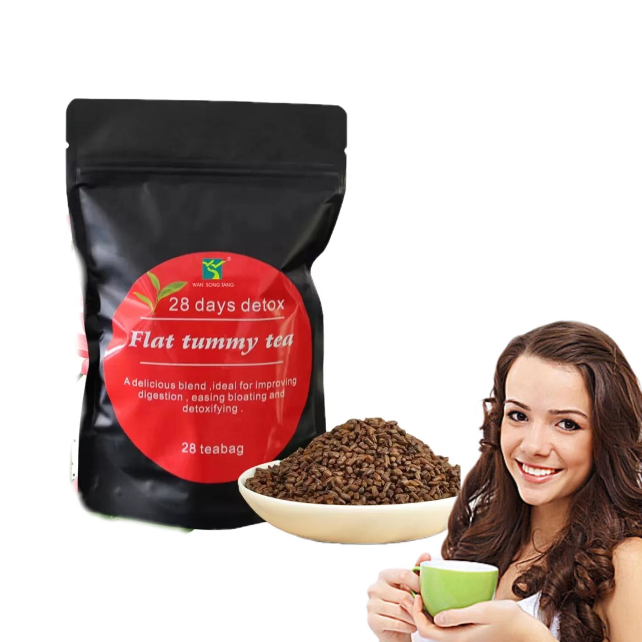 28 Days Flat Tummy Tea With Private Label Tea Flat Tummy 28 Days for Weight Loss Tea