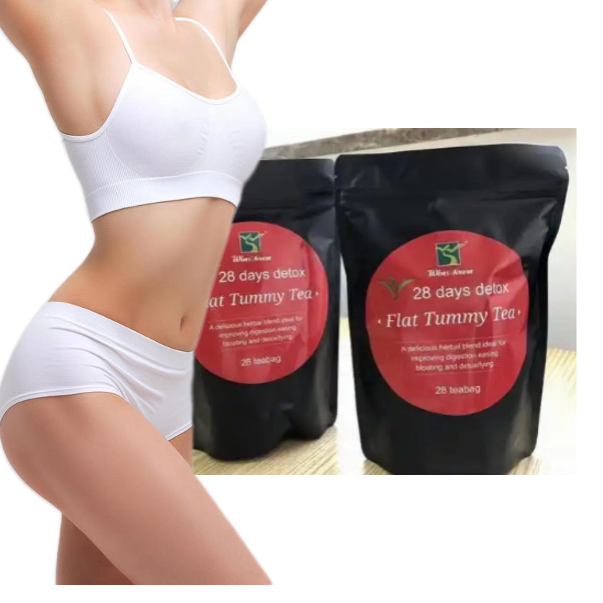 28 Days Flat Tummy Tea With Private Label Tea Flat Tummy 28 Days for Weight Loss Tea