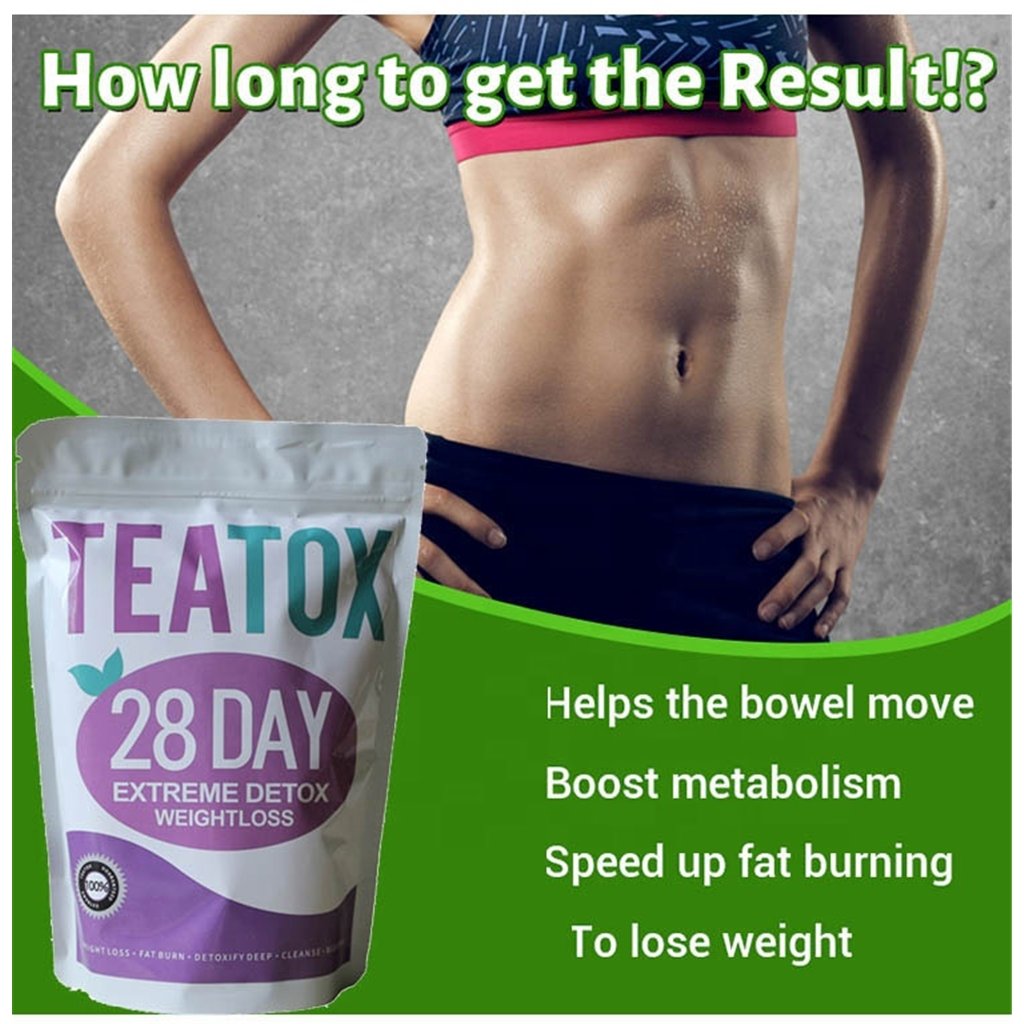 Hot selling Slim tea Private label bag 28 day flat tummy products Herbal Detox weight loss tea Slimming tea belly fat burn