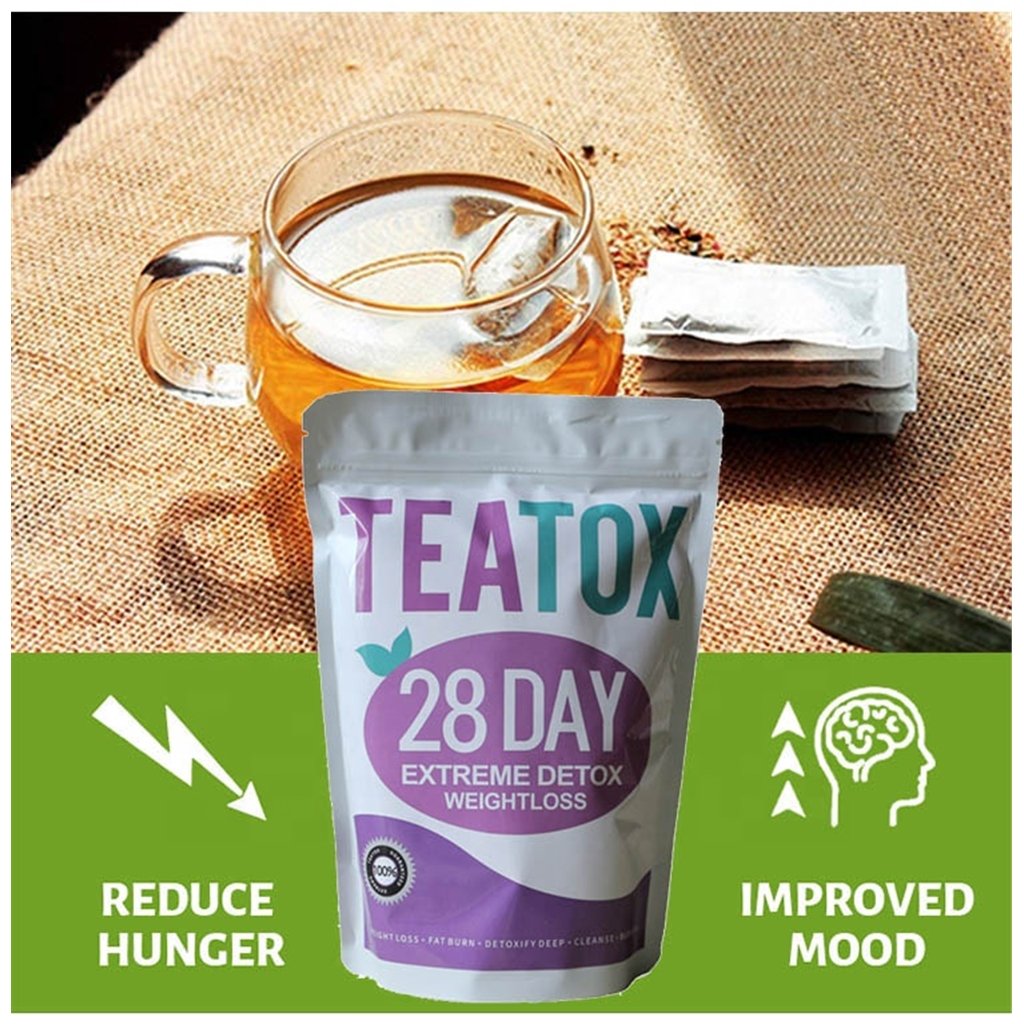 Hot selling Slim tea Private label bag 28 day flat tummy products Herbal Detox weight loss tea Slimming tea belly fat burn